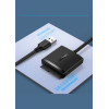 Адаптер для HDD/SSD UGREEN CM257 USB 3.0 to SATA 2.5"/3.5" з підтримкою UASP, 0.5 м, Black