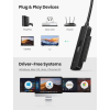 Перехідник UGREEN CM321 USB-A 3.0 to SATA Adapter Cable for 2.5″ 5Gbps 0.5m Black (70609)