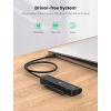 Перехідник UGREEN CM321 USB-C 3.1 to SATA Adapter Cable for 2.5" 5Gbps 0.5m Black (70610)