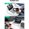Кабель UGREEN CM450 USB Type-C (Male) to 3.5 мм Jack (Male) з чипом, 1 м, Black