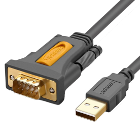 Кабель-адаптер UGREEN CR104 USB 2.0 to RS-232 DB9 Male Black