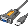Кабель-адаптер UGREEN CR104 USB 2.0 to RS-232 DB9 Female 1.5м/2м/3м Black