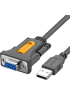 Кабель-адаптер UGREEN CR104 USB 2.0 to RS-232 DB9 Female 1.5м/2м/3м Black