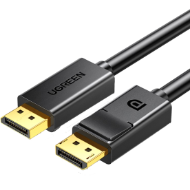 Кабель UGREEN DP102 DisplayPort 1.2 кабель DP-DP (Male-Male), 4K@60Hz, 2K@144Hz
