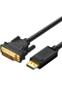 Кабель UGREEN DP103 DisplayPort 1.2 (Male) to DVI-D 24+1 (Male) 1.5 м Black