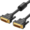 Кабель UGREEN DV101 DVI (24+1) Male to Male Cable Gold Plated Black