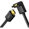 Кабель HDMI Ugreen HD103 з кутовим роз’ємом 90°, 1м / 2м, чорний