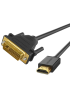 Кабель UGREEN HD106 HDMI ↔ DVI (24+1)