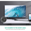 Кабель-подовжувач UGREEN HD107 HDMI Male-Female Extension 0.5м / 1м Black (4K, HDMI 2.0)