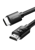Кабель HDMI Ugreen HD119, 4K, HDR, HDMI 2.0, плетений, чорний