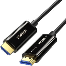 Кабель HDMI UGREEN 8K@60Hz HDMI 2.1 Male to Male Fiber Optic Cable 10 м Black HD141