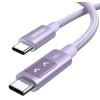 Кабель UGREEN UNO L509 USB-C to USB-C PD100W з LED-індикатором, чорний