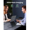 Кабель UGREEN USB-C to USB-C 100W Space Gray (L512)