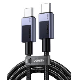 Кабель UGREEN L513 USB-C to USB-C 240W PD 3.1  Black