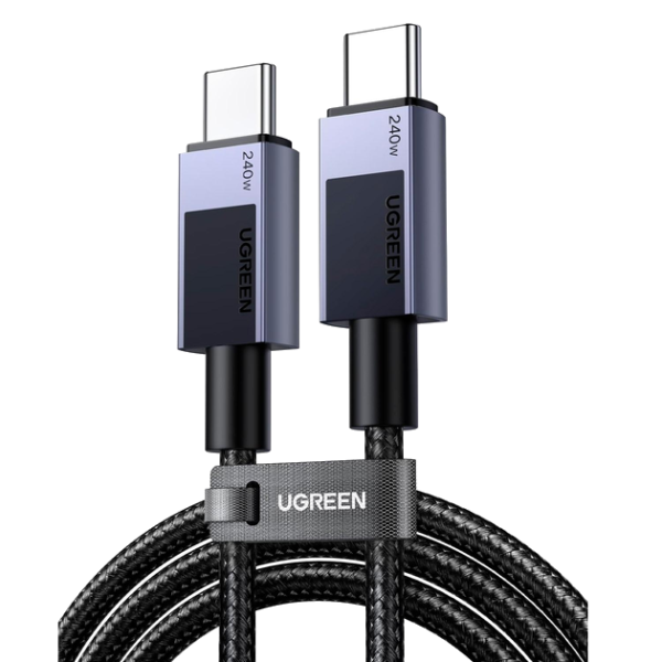 Кабель UGREEN L513 USB-C to USB-C 240W PD 3.1  Black