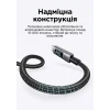Кабель UGREEN L530 USB-C to USB-C 240W з дисплеєм Fast Charging Cable 1m (Space Gray)