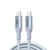 Кабель UGREEN L534 USB-C to USB-C 240W USB-IF Certified Soft Braided Cable (Starlight Blue)