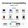 Кабель UGREEN L534 USB-C to USB-C 240W USB-IF Certified Soft Braided Cable (Starlight Blue)