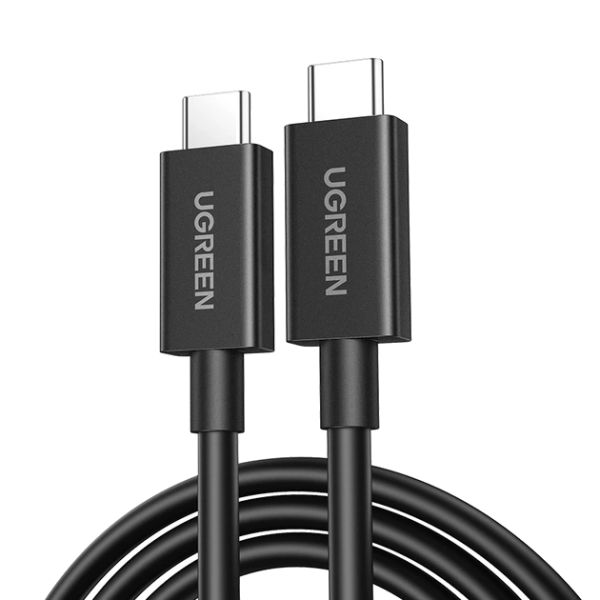 Кабель UGREEN L703 Thunderbolt 5 USB-C — USB-C 80 Гбіт/с PD 240W 16K 1 м (Чорний)