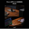 Кабель UGREEN USB4 Gen 3 Type-C to Type-C 240W, Thunderbolt 3/4, 1 м (L705, Space Gray)