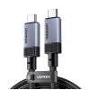 Кабель UGREEN USB4 Gen 3 Type-C to Type-C 240W, Thunderbolt 3/4, 1 м (L705, Space Gray)