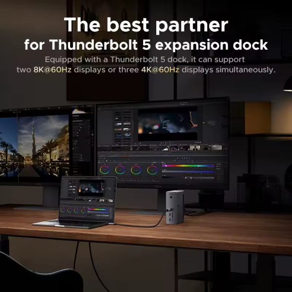 Кабель UGREEN L706 USB Type-C 240W GEN4 Thunderbolt 4 (1 м, Space Gray)