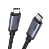 Кабель UGREEN L706 USB Type-C 240W GEN4 Thunderbolt 4 (1 м, Space Gray)