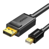 Кабель Ugreen MD105 Mini DisplayPort to DisplayPort 4K 60Hz 1.5 м Black