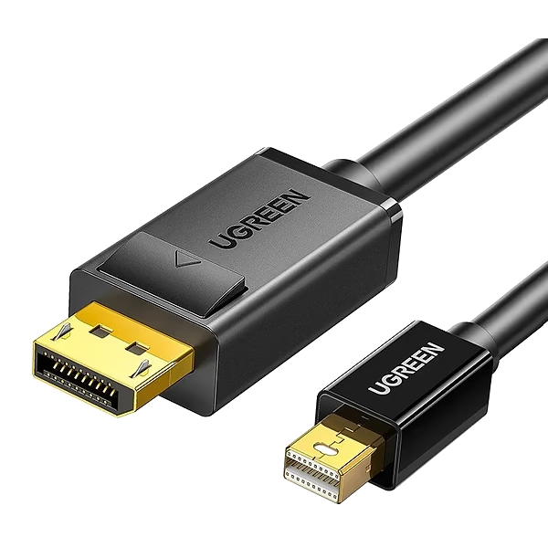 Кабель Ugreen MD105 Mini DisplayPort to DisplayPort 4K 60Hz 1.5 м Black
