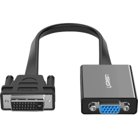 Адаптер Ugreen MM108 DVI-D (24+1) to VGA 1080p, 0.3 м