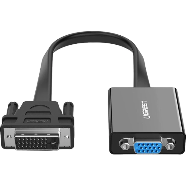 Адаптер Ugreen MM108 DVI-D (24+1) to VGA 1080p, 0.3 м