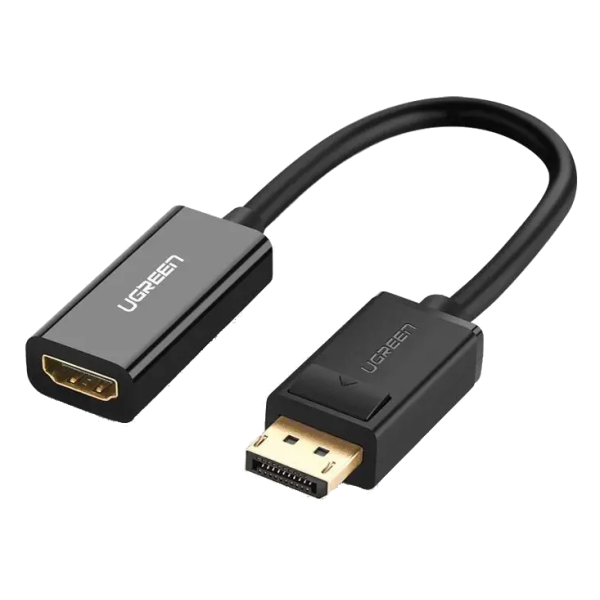 Адаптер Ugreen MM137 DisplayPort to HDMI (Female) Converter 1080P Black (40362)