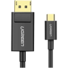 Кабель UGREEN MM139 USB-C → DisplayPort 1.5 м 4K@30Hz / 2K@60Hz, Black