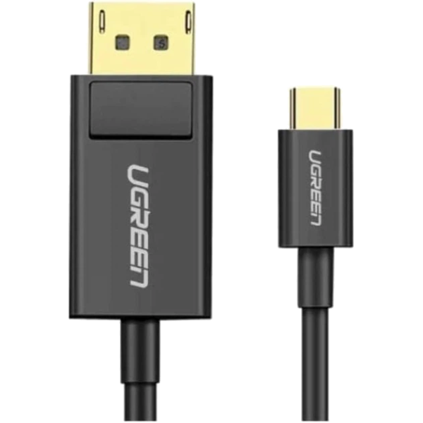 Кабель UGREEN MM139 USB-C → DisplayPort 1.5 м 4K@30Hz / 2K@60Hz, Black