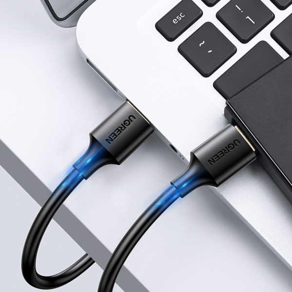 Кабель UGREEN US102 USB 2.0 A-A Male to Male | Швидкісний дата-кабель