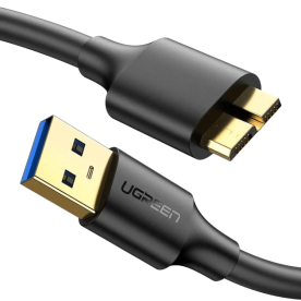 Кабель Ugreen US130 USB 3.0 A Male to Micro USB 3.0 Male