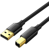 Кабель Ugreen US135 USB 2.0 AM to BM Print Cable Black