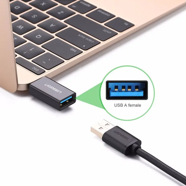 Перехідник-адаптер OTG Ugreen US173 USB-A 3.0 (Female) – USB Type-C (Male)
