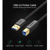Кабель UGREEN US210 USB 3.0 AM to BM Print Cable (1м / 2м, Black)