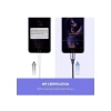 Перехідник UGREEN US211 Lightning M/F Round Cable Aluminum Shell 10cm (Black)