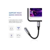 Перехідник UGREEN US211 Lightning M/F Round Cable Aluminum Shell 10cm (Black)