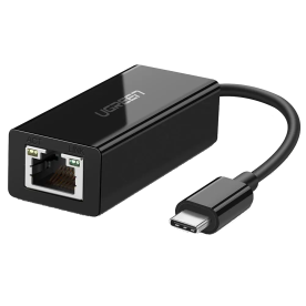 Мережевий адаптер UGREEN US236 USB-C 3.1 Gen1 → Gigabit Ethernet Black