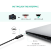 Кабель UGREEN US242 USB Type-C to Mini-USB 5-pin Male-Male 1 м Black