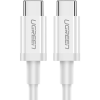 Кабель UGREEN US264 USB Type-C to USB Type-C 60Вт 3A White