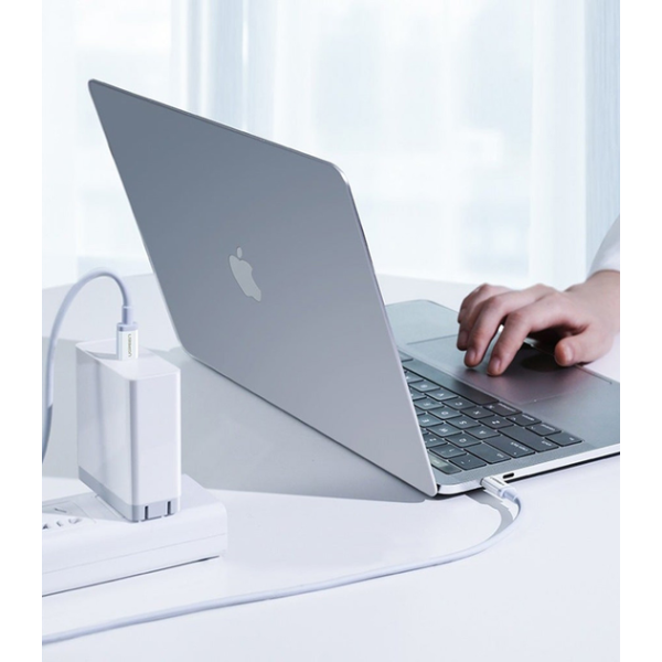 Кабель UGREEN US264 USB Type-C to USB Type-C 60Вт 3A White