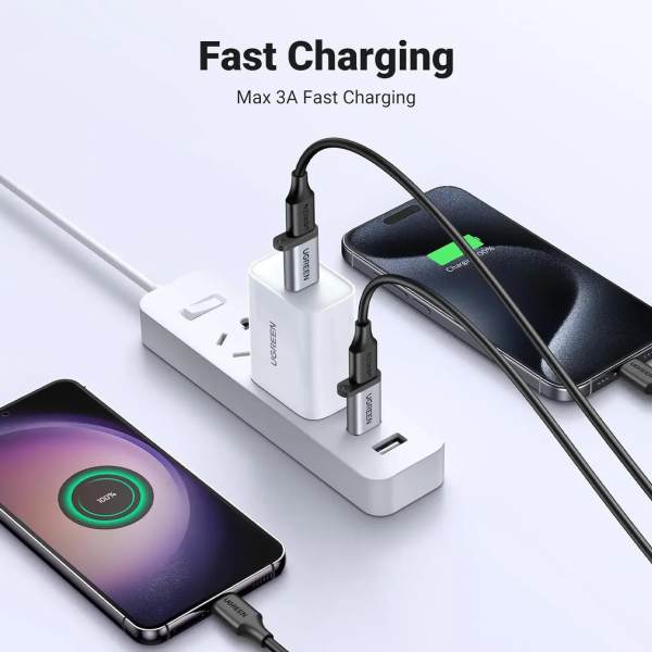 Адаптер Ugreen US276 USB-A 3.0 – USB-C 3.1 (Female)