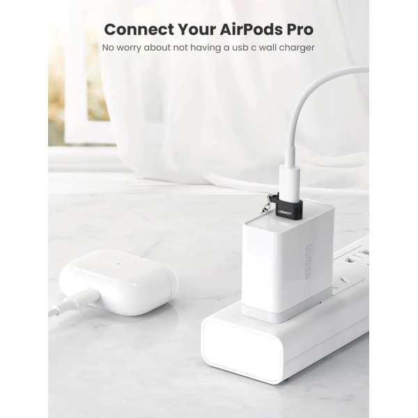 Адаптер Ugreen US280 USB-A to USB-C, 3A, 480 Мбіт/с
