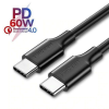Кабель зарядний UGREEN US286 USB 2.0 Type-C to Type-C PD QC 4.0 Black