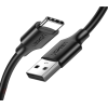 Кабель Ugreen US287 USB 2.0 to Type-C 3A Black