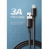 Кабель Ugreen US287 USB 2.0 to Type-C 3A Black